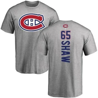 Andrew Shaw Montreal Canadiens Backer T-Shirt - Ash