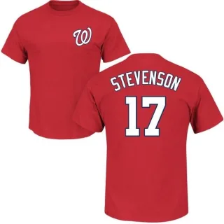 Andrew Stevenson Washington Nationals Name & Number T-Shirt - Red