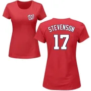 Andrew Stevenson Women's Washington Nationals Name & Number T-Shirt - Red