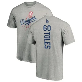 Andrew Toles Los Angeles Dodgers Backer T-Shirt - Ash