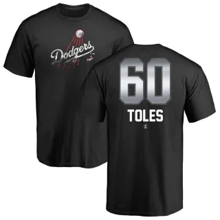 Andrew Toles Los Angeles Dodgers Midnight Mascot T-Shirt - Black