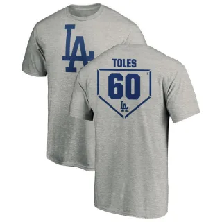 Andrew Toles Los Angeles Dodgers RBI T-Shirt - Heathered Gray