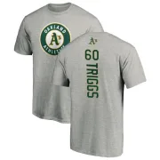 Andrew Triggs Oakland Athletics Backer T-Shirt - Ash