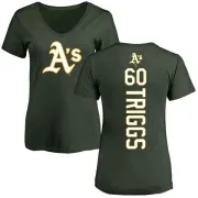 Andrew Triggs Women's Oakland Athletics Backer Slim Fit T-Shirt - Green