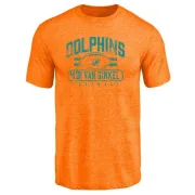 Andrew Van Ginkel Miami Dolphins Flanker Tri-Blend T-Shirt - Orange