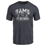 Andrew Whitworth Los Angeles Rams Flanker Tri-Blend T-Shirt - Navy