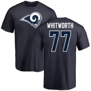 Andrew Whitworth Los Angeles Rams Name & Number Logo T-Shirt - Navy