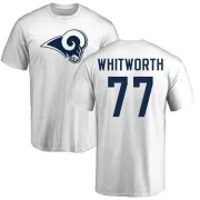 Andrew Whitworth Los Angeles Rams Name & Number Logo T-Shirt - White