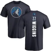 Andrew Wiggins Minnesota Timberwolves Navy Backer T-Shirt