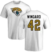 Andrew Wingard Jacksonville Jaguars Name & Number Logo T-Shirt - White