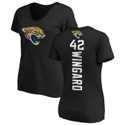 Andrew Wingard Women's Jacksonville Jaguars Backer Slim Fit T-Shirt - Black