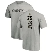 Andrus Peat New Orleans Saints Backer T-Shirt - Ash