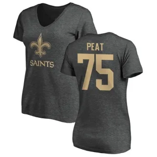 Andrus Peat Women's New Orleans Saints One Color T-Shirt - Ash