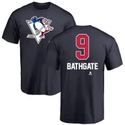 Andy Bathgate Pittsburgh Penguins Name and Number Banner Wave T-Shirt - Navy