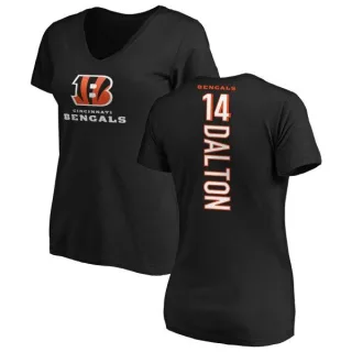 Andy Dalton Women's Cincinnati Bengals Backer Slim Fit T-Shirt - Black