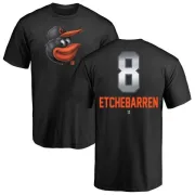 Andy Etchebarren Baltimore Orioles Midnight Mascot T-Shirt - Black