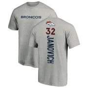 Andy Janovich Denver Broncos Backer T-Shirt - Ash