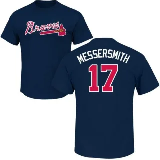 Andy Messersmith Atlanta Braves Name & Number T-Shirt - Navy