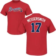 Andy Messersmith Atlanta Braves Name & Number T-Shirt - Red