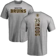 Andy Moog Boston Bruins Backer T-Shirt - Ash