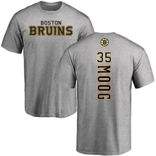 Andy Moog Boston Bruins Backer T-Shirt - Ash