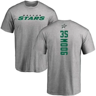 Andy Moog Dallas Stars Backer T-Shirt - Ash