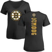 Andy Moog Women's Boston Bruins Backer T-Shirt - Black