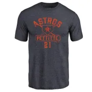 Andy Pettitte Houston Astros Base Runner Tri-Blend T-Shirt - Navy