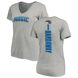 Anfernee Hardaway Women's Orlando Magic Ash Backer T-Shirt