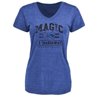 Anfernee Hardaway Women's Orlando Magic Royal Baseline Tri-Blend T-Shirt