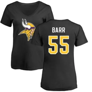 Anthony Barr Women's Minnesota Vikings Name & Number Logo Slim Fit T-Shirt - Black