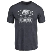 Anthony Brown Dallas Cowboys Flanker Tri-Blend T-Shirt - Navy