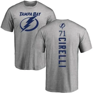 Anthony Cirelli Tampa Bay Lightning Backer T-Shirt - Ash