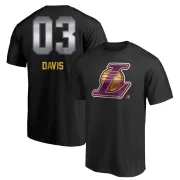 Anthony Davis Los Angeles Lakers Black Midnight Mascot T-Shirt