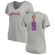 Anthony Davis Women's Los Angeles Lakers Ash Backer T-Shirt