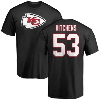 Anthony Hitchens Kansas City Chiefs Name & Number Logo T-Shirt - Black