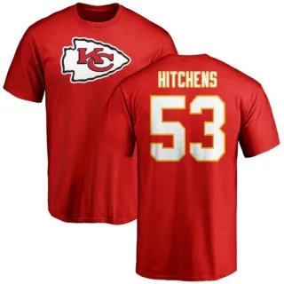 Anthony Hitchens Kansas City Chiefs Name & Number Logo T-Shirt - Red