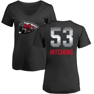 Anthony Hitchens Women's Kansas City Chiefs Midnight Mascot T-Shirt - Black