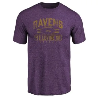 Anthony Levine Sr. Baltimore Ravens Flanker Tri-Blend T-Shirt - Purple