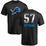 Anthony Pittman Detroit Lions Midnight Mascot T-Shirt - Black