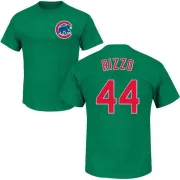 Anthony Rizzo Chicago Cubs St. Patrick's Day Name & Number T-Shirt - Green