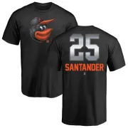 Anthony Santander Baltimore Orioles Midnight Mascot T-Shirt - Black