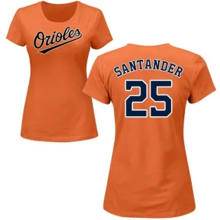 Anthony Santander Women's Baltimore Orioles Name & Number T-Shirt - Orange