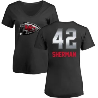 Anthony Sherman Women's Kansas City Chiefs Midnight Mascot T-Shirt - Black