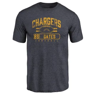 Antonio Gates Los Angeles Chargers Flanker Tri-Blend T-Shirt - Navy