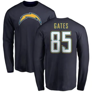 Antonio Gates Los Angeles Chargers Name & Number T-Shirt - Navy -