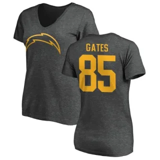 Antonio Gates Women's Los Angeles Chargers One Color T-Shirt - Ash