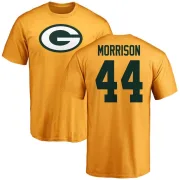 Antonio Morrison Green Bay Packers Name & Number Logo T-Shirt - Gold