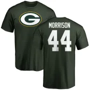 Antonio Morrison Green Bay Packers Name & Number Logo T-Shirt - Green