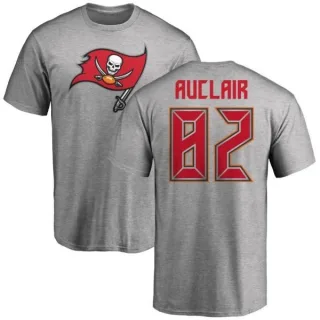 Antony Auclair Tampa Bay Buccaneers Name & Number Logo T-Shirt - Ash